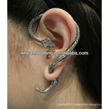 Punk Style Unique Snake oreille boucles d&#39;oreille boucles d&#39;oreille oreille clip oreille en gros EC104